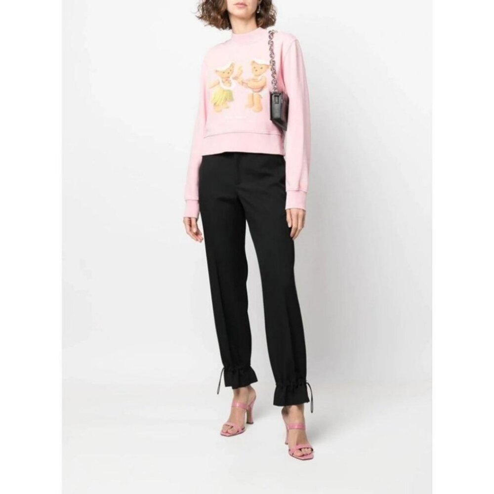 Palm Angels Dancing Bears Sweater Pink Size Medium